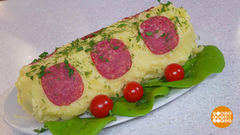 Готовим картофельную пиццу-рулет. Доброе утро. Фрагмент 