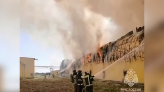В Астраханской области при пожаре на птицефабрике погибли 166 тыс. кур