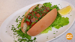 Хот-дог по-домашнему со сладким перцем. Доброе утро. Фрагмент 