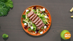 Теплый салат с уткой от Марии Суровой. Доброе утро. Фрагмент 