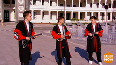 Трио «Зори Бэнд» поздравляет выпускников и родителей. Доброе утро. Фрагмент 