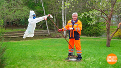 Алексей Бояджи и его пугало огородное. Доброе утро. Суббота. Фрагмент