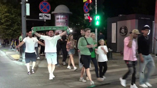 Краснодар празднует победу своей футбольной команды
