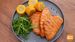 Готовим стейк по-мексикански на гриле. Доброе утро. Фрагмент 