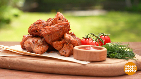 Готовим идеальный шашлык из индейки. Доброе утро. Фрагмент 