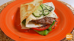 Бургер по-новому: меньше теста, больше начинки! Доброе утро. Фрагмент