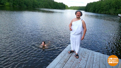 Хотите красивый загар? Идите в баню! Доброе утро. Фрагмент 