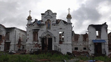 Съемочная группа Первого канала побывала в Горнальском мужском монастыре, освобожденном от ВСУ