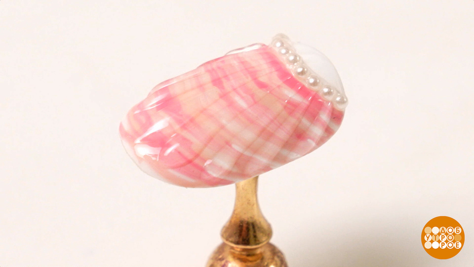 «Морской» маникюр с ракушкой. Доброе утро. Фрагмент выпуска от 23.06.2025