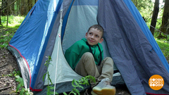 Учим ребенка устанавливать палатку. Доброе утро. Фрагмент 