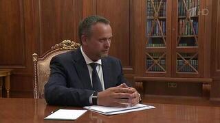 Президент встретился с исполняющим обязанности министра транспорта Андреем Никитиным