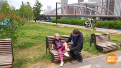 Первая помощь при ссадинах. Доброе утро. Фрагмент 