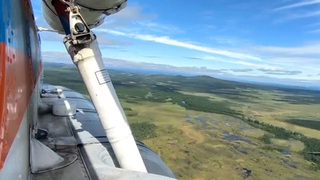 Появились кадры поисков вертолета Ми-8, пропавшего на Дальнем Востоке