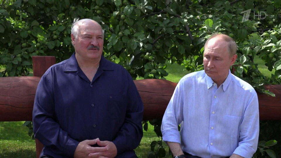 Владимир Путин и Александр Лукашенко на Валааме ответили на вопросы журналистов