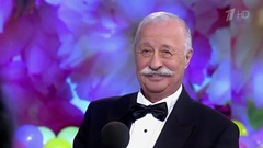 «Он как волшебник в голубом вертолете». Гости программы чествуют Леонида Якубовича. Сегодня вечером. Фрагмент 