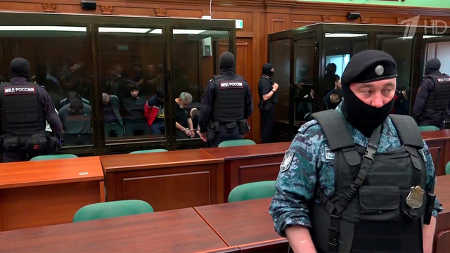 Окружной военный суд Москвы в закрытом режиме начал рассмотрение дела о теракте в «Крокусе»