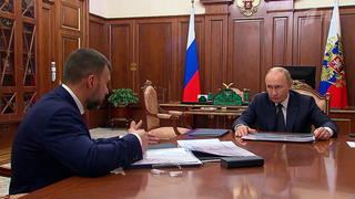 Владимир Путин встретился с главой Донецкой народной республики Денисом Пушилиным