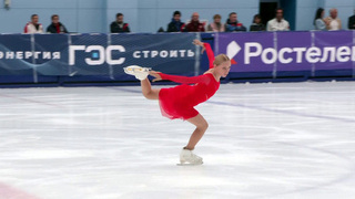 Лидия Плескачева. Короткая программа. Контрольные прокаты сборной России по фигурному катанию среди юниоров 2025
