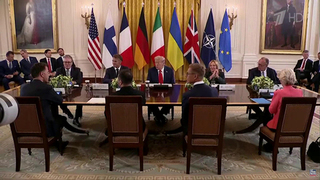 Дональд Трамп в Белом доме встретился с представителями Украины и Европы