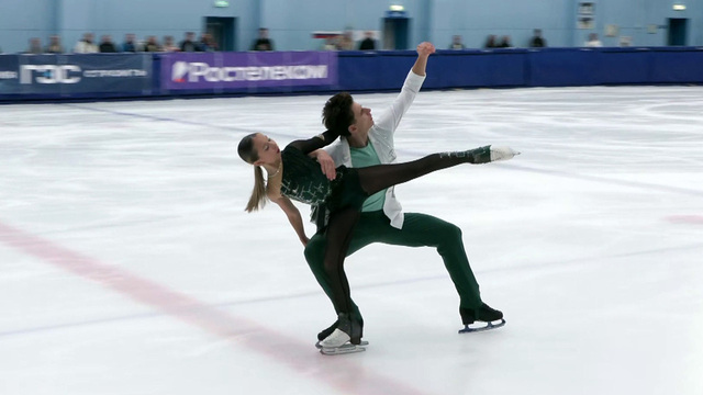 Кира Доможирова — Илья Вегера. Короткая программа. Контрольные прокаты сборной России по фигурному катанию среди юниоров 2025