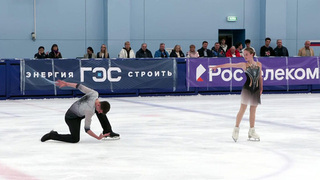 Ольга Сабада — Павел Астахов. Короткая программа. Контрольные прокаты сборной России по фигурному катанию среди юниоров 2025