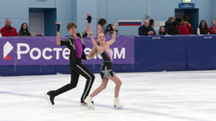 Мария Фефелова — Артем Валов. Ритм-танец. Контрольные прокаты сборной России по фигурному катанию среди юниоров 2025