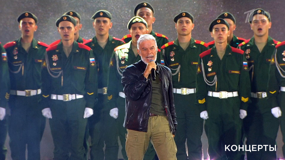 Олег Газманов — «Вперед, Россия». Концерт, посвященный окончанию Второй мировой войны. Фрагмент выпуска от 07.09.2025