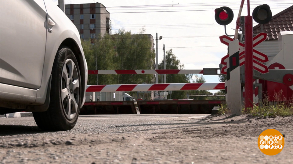 Автомобилист, берегись поезда! Доброе утро. Фрагмент выпуска от 10.09.2025