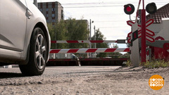 Автомобилист, берегись поезда! Доброе утро. Фрагмент