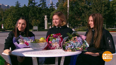 Поздравляем наших юных синхронисток. Доброе утро. Фрагмент 