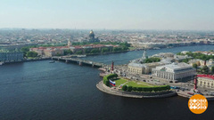 Летим над Санкт-Петербургом! Доброе утро. Суббота. Фрагмент 