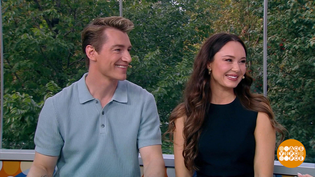 Аида Гарифуллина и Алексей Воробьев — в ожидании конкурса «Интервидение». Доброе утро. Фрагмент 