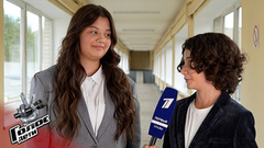 «Я люблю творчество Владимира Преснякова и Натальи Подольской». Кристина Мязь. Интервью после Слепых прослушиваний. Голос.Дети. Новый сезон