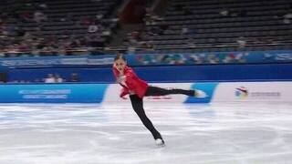 Фигуристы Аделия Петросян и Петр Гуменник лидируют после короткой программы в отборочном турнире к Олимпийским играм