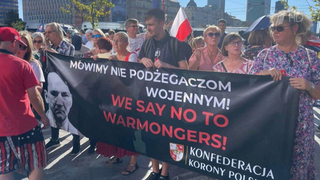 Масштабная протестная акция в Варшаве прошла под лозунгом «Польша за мир»