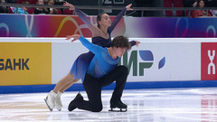 Вероника Меренкова — Даниль Галимов. Короткая программа. Контрольные прокаты сборной России по фигурному катанию 2025