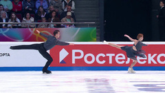 Елизавета Осокина — Артем Грицаенко. Короткая программа. Контрольные прокаты сборной России по фигурному катанию 2025