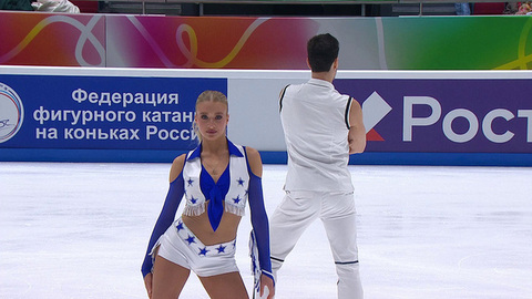 Софья Леонтьева — Даниил Горелкин. Ритм-танец. Контрольные прокаты сборной России по фигурному катанию 2025