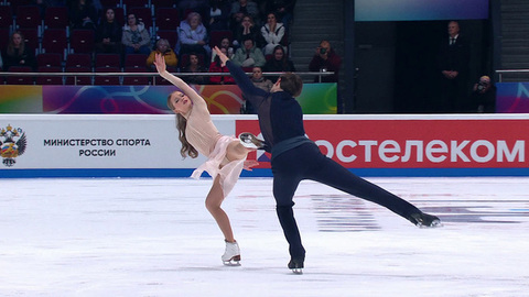 Василиса Кагановская — Максим Некрасов. Произвольный танец. Контрольные прокаты сборной России по фигурному катанию 2025