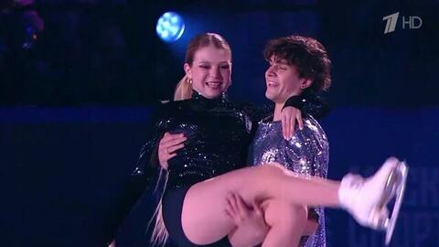 Александра Трусова и Макар Игнатов. Медведева и друзья. Ледовое шоу