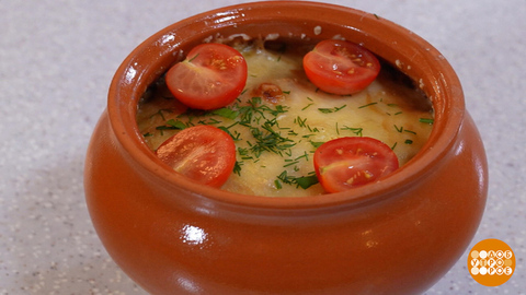 Готовим жульен с сезонными овощами. Доброе утро. Фрагмент 