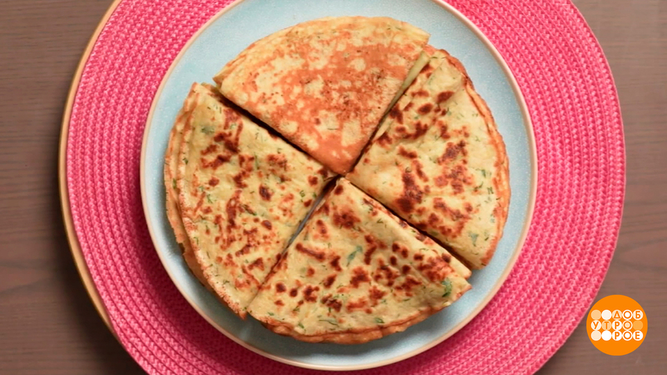 Блинчики из кабачков от Марии Суровой. Доброе утро. Фрагмент выпуска от 15.10.2025