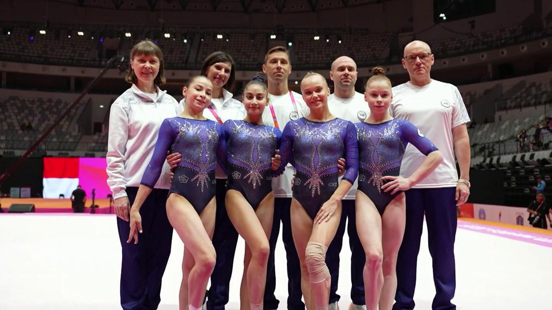 Сборная России по спортивной гимнастике вернулась из Загреба