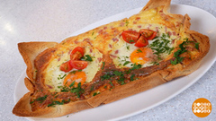 Готовим пирог с глазуньей. Доброе утро. Фрагмент 