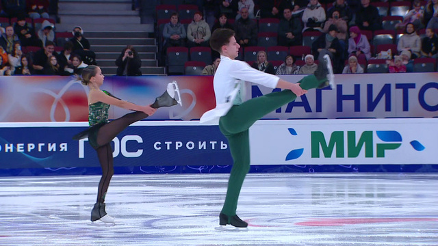 Кира Доможирова — Илья Вегера. Короткая программа. Юниоры. Магнитогорск. Гран-при России по фигурному катанию 2025/26
