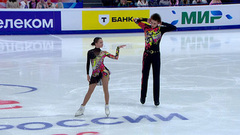 София Диана Касинс — Александр Брегей. Короткая программа. Юниоры. Магнитогорск. Гран-при России по фигурному катанию 2025/26