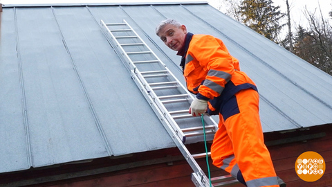 У Алексея Бояджи крыша снега не боится! Доброе утро. Фрагмент