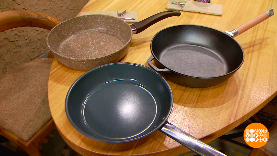 У каждой сковородки — свой характер. Доброе утро. Фрагмент выпуска от 31.10.2025
