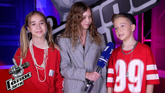 «Мы очень харизматичные». Степан Смирнов и Таисия Литонина. Интервью после Поединков. Голос.Дети. Новый сезон