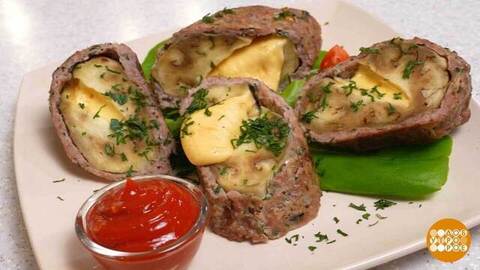 Запекаем баклажаны в шубе из фарша. Доброе утро. Суббота. Фрагмент 